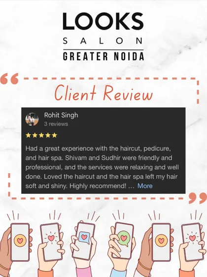 I'm so happy Rohit had a great experience with his haircut, pedicure, and hair spa. It's wonderful to hear that the services were relaxing and well done.