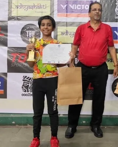 Our student Kanaka Indulakar shining bright as the U/11 Winner at the Badminton Association Mumbai Upanagar 2025.