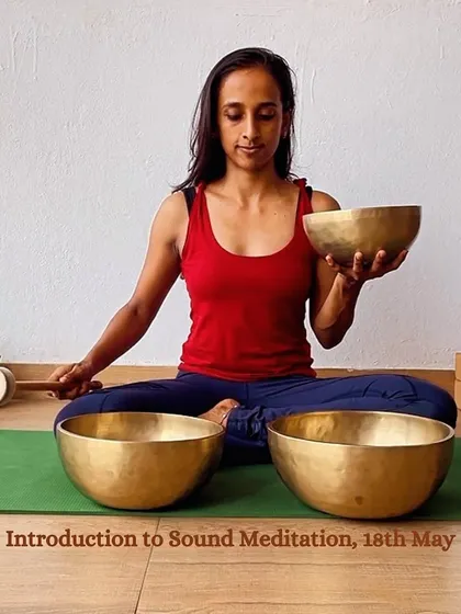 An announcement for our 2-hour introductory workshop on Sound Meditation. This is a perfect opportunity to immerse yourself in the world of sound healing and master the art of using singing bowls.