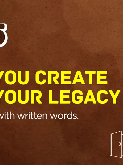 I believe everyone is a born writer. You don't need to be a 'genius'; you just need to find your original voice. With modern tools like self-publishing, it's easier than ever to share your story and create a legacy with your words.