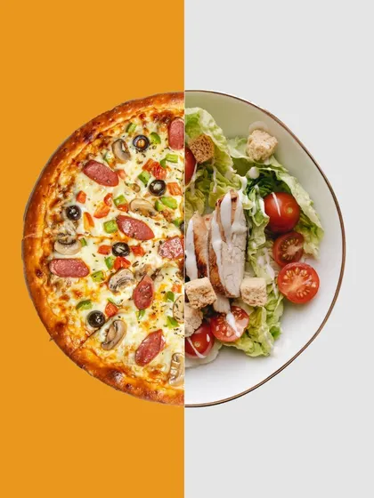 Not all calories are equal. A salad and a slice of pizza might have similar calories, but the salad is packed with nutrients that provide sustained energy and keep you fuller for longer.