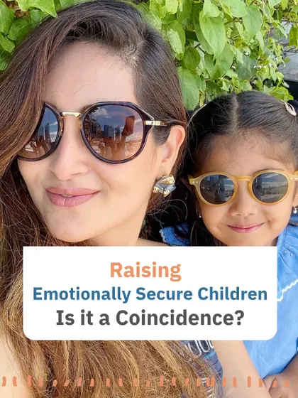Raising emotionally secure children is not a coincidence. It's a result of conscious parenting choices that prioritize connection and emotional safety.
