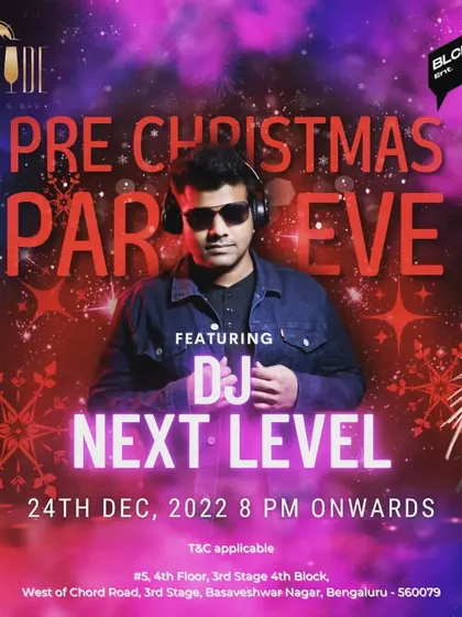 A 'Pre Christmas Party Eve' event at a classy rooftop venue. I love setting the festive mood as we count down to Christmas with great music and vibes.