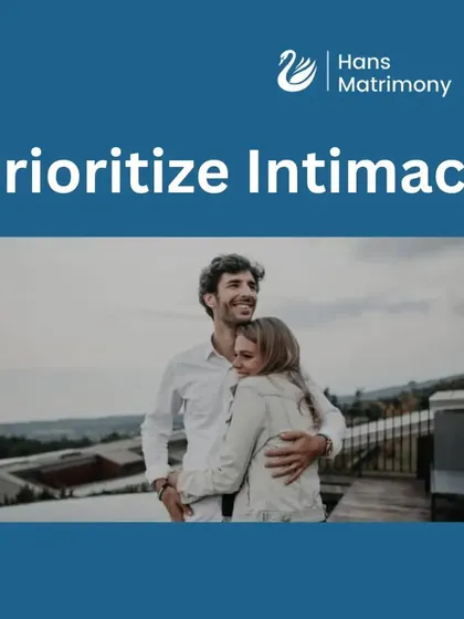 Prioritizing intimacy, both emotional and physical, is key to maintaining a strong connection with your partner throughout your marriage.