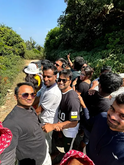 A fun, crowded jeep ride is part of the adventure in Agumbe.