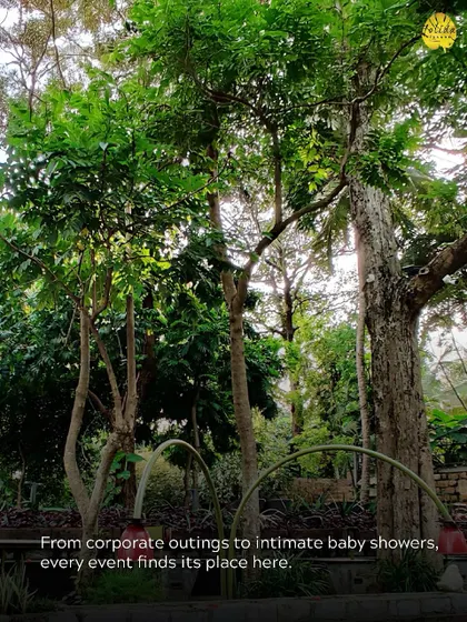 Our property is dotted with mature trees and green spaces, providing a natural and peaceful setting for everything from corporate outings to intimate baby showers.