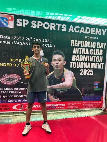 Mehul Sarda, winner of both the U-15 and U-17 Boys categories. An incredible double achievement!