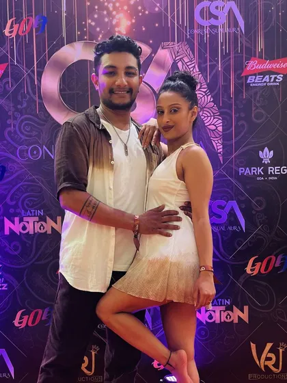 Rocking the coffee theme party at ConRi Sensual Aura. Festivals are not just about workshops and performances, but also about dressing up and having fun all night.