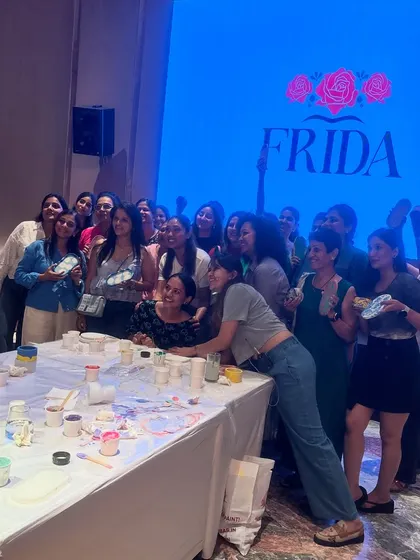 We hosted an all-women Jesmonite workshop at Club Jolies in Mumbai. The ladies created beautiful trays and planters, and the vibe was incredible.