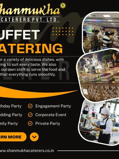 We offer comprehensive buffet catering for every type of party, complete with our professional staff to ensure smooth service from start to finish.