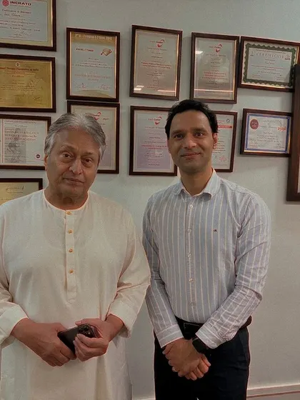 It was an honor to welcome the legendary Sarod maestro, Ustad Amjad Ali Khan, to our clinic. We are proud to provide our services to artists who rely on their physical well-being to create and perform.