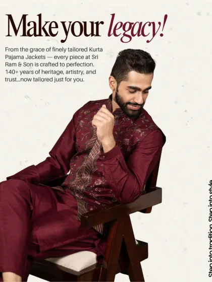 Drape yourself in a story that we've been telling for over 140 years. Every piece, like this maroon kurta pajama with an embroidered jacket, is more than attire. It's a legacy of heritage, artistry, and trust, tailored just for you.