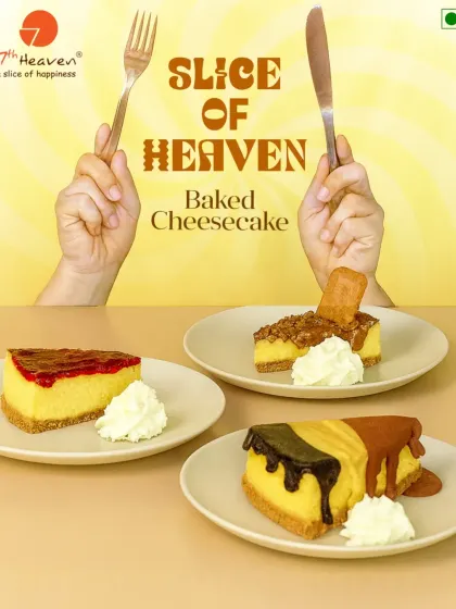 Slice, bite, repeat. Our baked cheesecakes are here to make your dreams come true, with flavors like strawberry, Lotus Biscoff, and a choco-caramel combination.