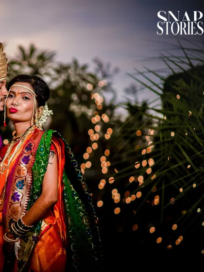 A playful and stylish portrait of the bride. We encourage couples to express their personalities, resulting in photos that are both fun and beautiful.