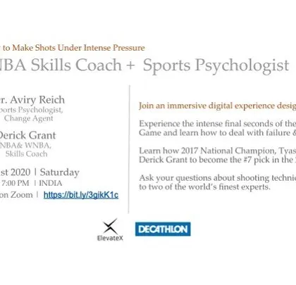 Our players joined an immersive digital experience with NBA and WNBA skills coach Derick Grant and sports psychologist Dr. Aviry Reich, learning about technique and mentality under pressure.