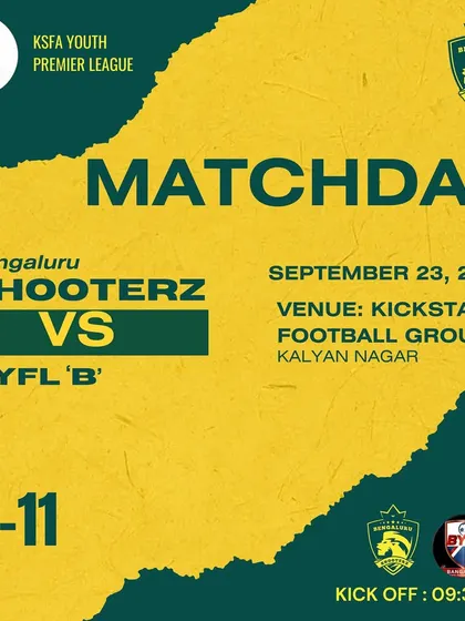 A collage of our official Match Day announcements for the KSFA Youth Premier League. We ensure our players, parents, and supporters are always informed about upcoming fixtures for all age groups.