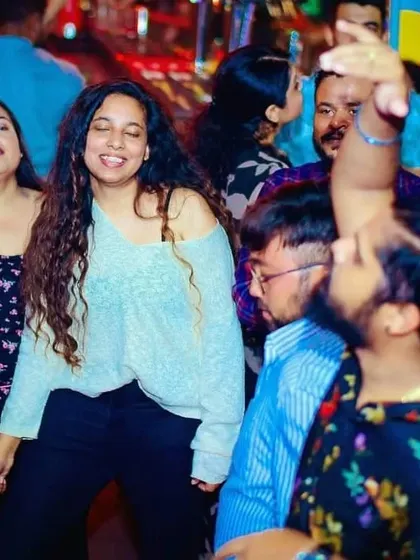 Another shot of the crowd lost in the music. The energy from the dance floor is what fuels my performance all night long.