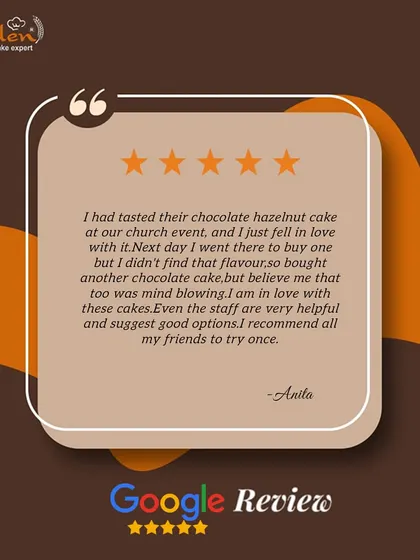 We are so glad you fell in love with our chocolate hazelnut cake at your church event. Our staff is always happy to help you find another flavor to love.