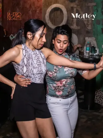 Our instructors are always part of the fun at our social nights, dancing with students and friends. It is all part of building our strong community.