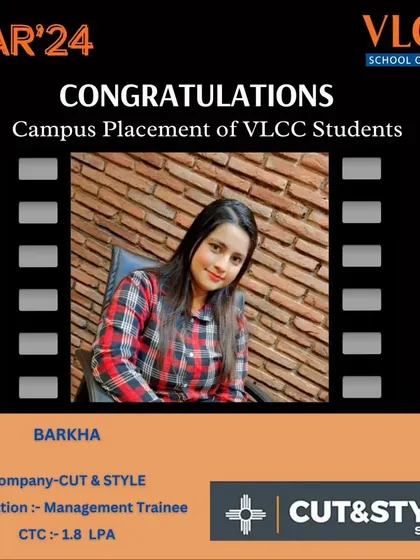 Another congratulatory post for Barkha's achievement.