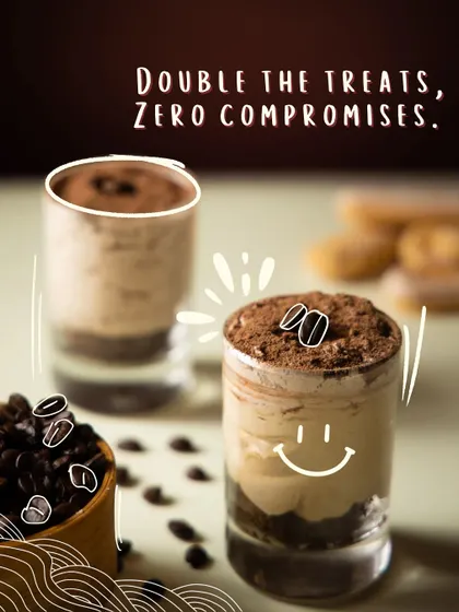 Double the treats, zero compromises. My tiramisu dessert cups are perfect for when you need a sweet pick-me-up.