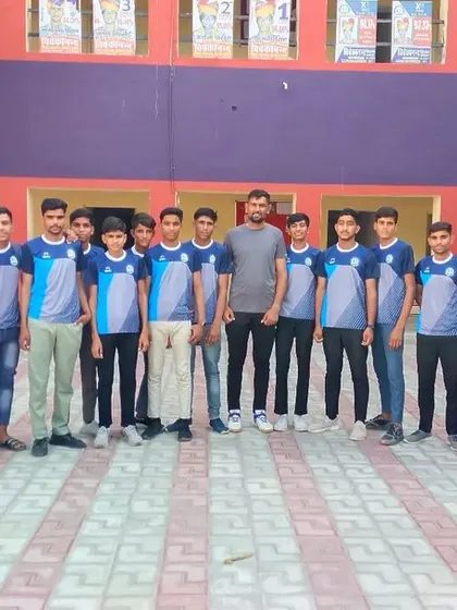 Our full athletics team from Vivekananda Sports Academy, ready to depart for the 67th district-level athletics competition. We focus on preparing our athletes mentally and physically for every challenge.