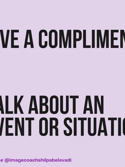 Giving a genuine compliment or talking about the event you're both attending are easy and effective ways to break the ice at a networking event. It creates an instant, positive connection.