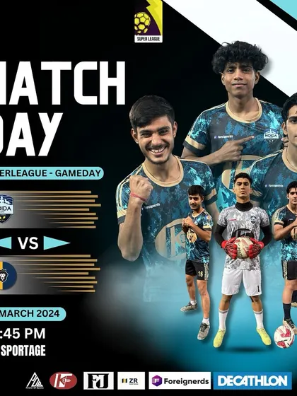 Gameday 4 announcement for our Super League match against Nexus FC, held at the Sportage stadium.
