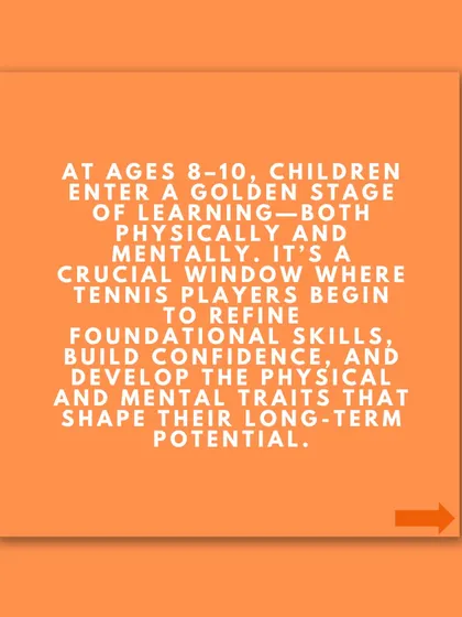The 8-10 age group is a golden stage for learning. This is a crucial window where we refine foundational skills and build the physical and mental traits for long-term potential.