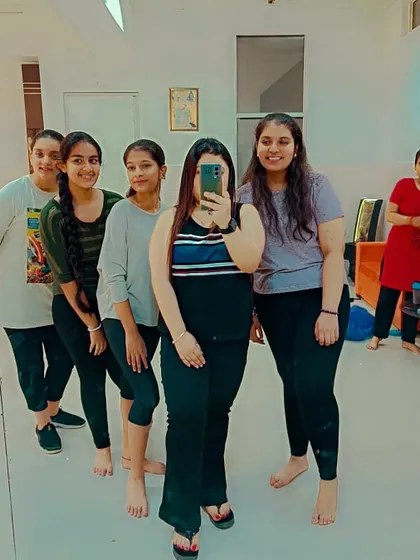 Another mirror selfie with the dance crew. We are proud of the friendships and bonds formed in our studio.