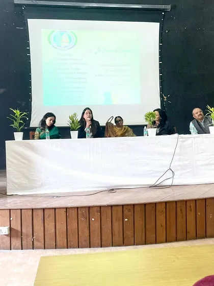 Another shot from the panel discussion, where we explored various facets of gender equality and the law.