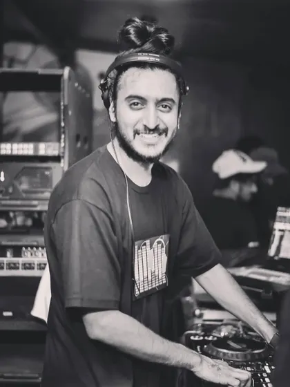A simple, black and white portrait. This is my way of recommending good music that is worthy of your time.