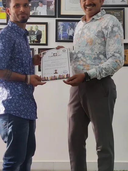 Congratulations to another talented student on completing his professional bartending course. We celebrate every graduate's success as they receive their certification and begin their journey in the industry.