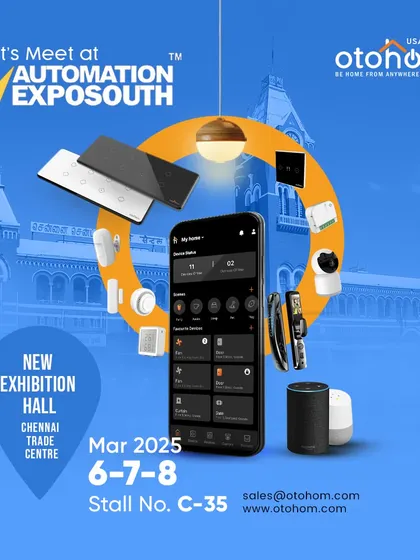 We invite you to join us at Automation Expo South 2025 in Chennai. Visit our stall to experience our cutting-edge smart home solutions that bring automation to life.