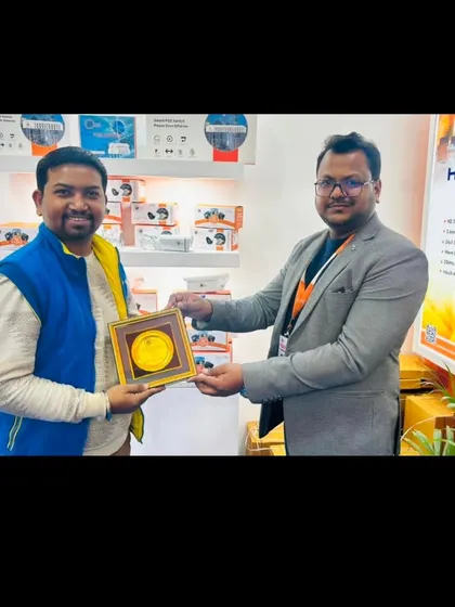Here I am at the IFSEC India 2024 security exhibition, receiving recognition for my work. Staying engaged with the industry's best allows me to bring the most advanced and effective security technology directly to my clients.