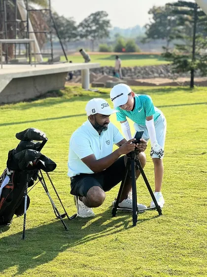 When new young players join us, we focus on building a strong foundation by educating, not just instructing. We empower them with the knowledge to improve, as seen here with Coach Madhusudan working with a talented 9-year-old.
