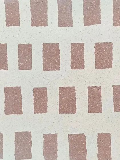 The same unshakable pattern, this time in a soft pink and white combination, offering a warmer, more subtle take on the design.