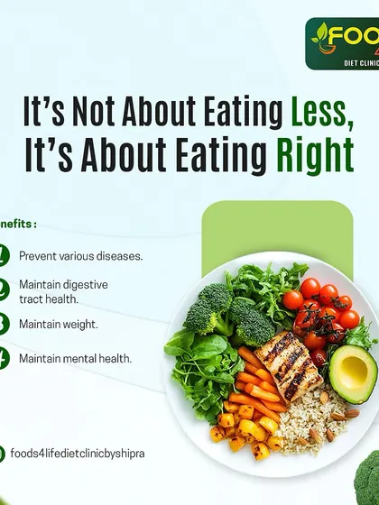 It's not about eating less, it's about eating right. A balanced plate prevents disease, maintains digestive health, manages weight, and even supports your mental health.