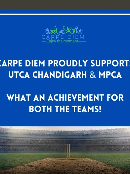We proudly support UTCA Chandigarh & MPCA. Their achievements in the Syed Mushtaq Ali Trophy are a testament to their talent and hard work.