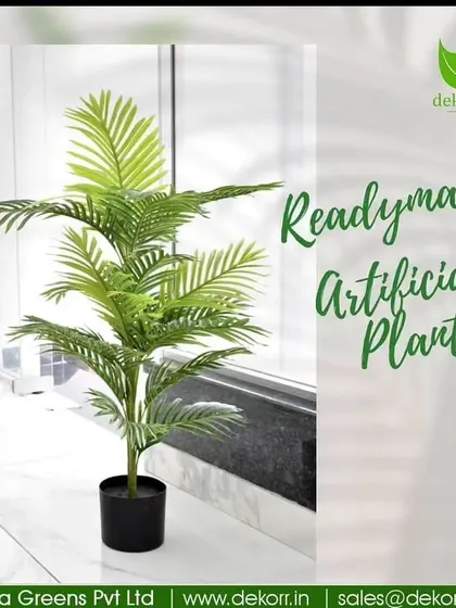 This is your sign to treat your home to a houseplant. Our readymade artificial palm plant is an easy and beautiful choice.