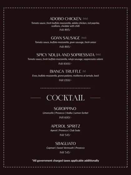 New Pizzas. Fresh Cocktails. Our menu just got a tasty upgrade. Check out our new additions.
