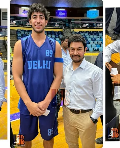 A collage showing Aamir Khan with some of our academy players who were cast in the film. Their dedication on our practice courts earned them a place in cinematic history.