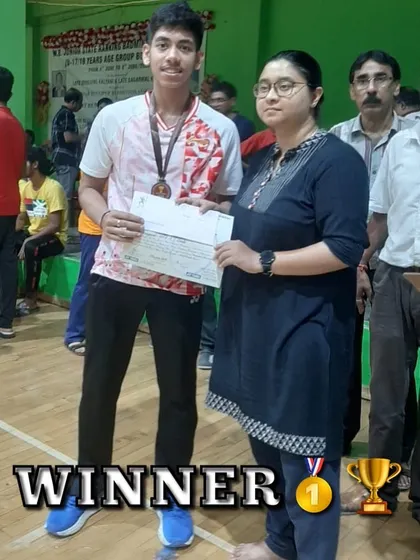 Congratulations to Aaditya Brahma for winning the U-17 Doubles at the West Bengal Junior State Ranking Badminton Tournament.