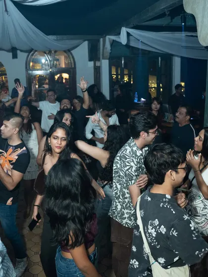 The amazing crowd in Goa, completely lost in the music. This is what a successful party looks like.