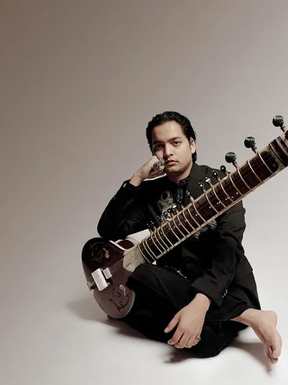 To be recognized as a modern artist carrying a traditional legacy is a true honor. This portrait was for a feature on my new-age approach to Indian classical music, reflecting the blend of classic and contemporary I bring to my performances.