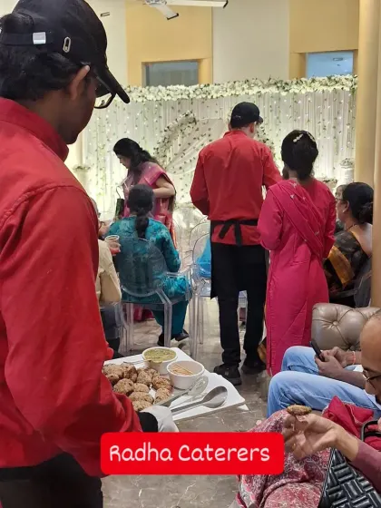 Guests enjoying the food at a Janyu event where we served a Maharashtrian menu. Creating an authentic culinary experience is key for cultural celebrations.