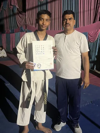 Celebrating another new black belt in our academy, Anshul Gupta. Earning a black belt is a major milestone.