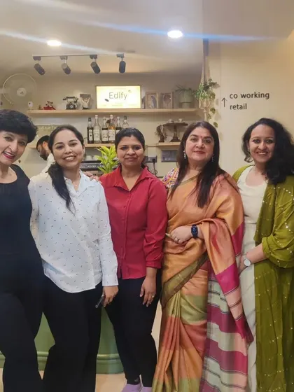 Posing with the organizers and fellow attendees. Women supporting women is a powerful force.