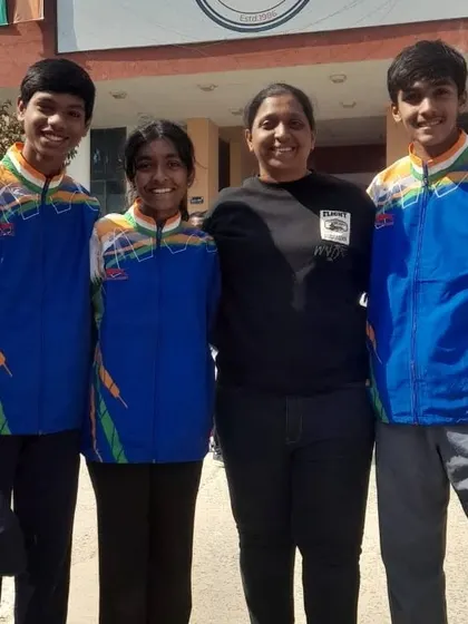 Wishing my athletes Vidit, Thanish, and Prisha the very best as they head to the National Inter-District Junior Athletics Championship in Patna.