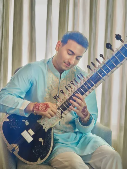 Another shot from the intimate performance for the Ambani family.